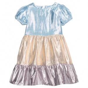 NEW BISBY girl's smita dress in metallic